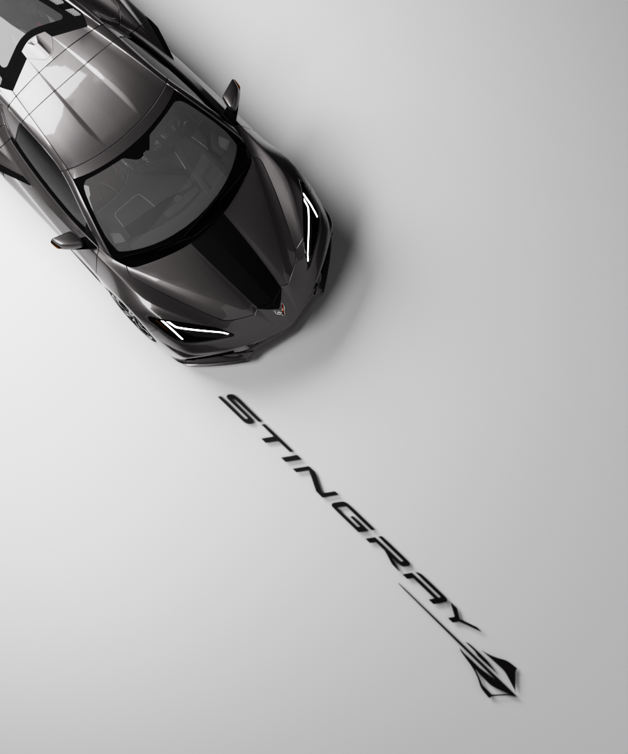 Corvette Stingray render